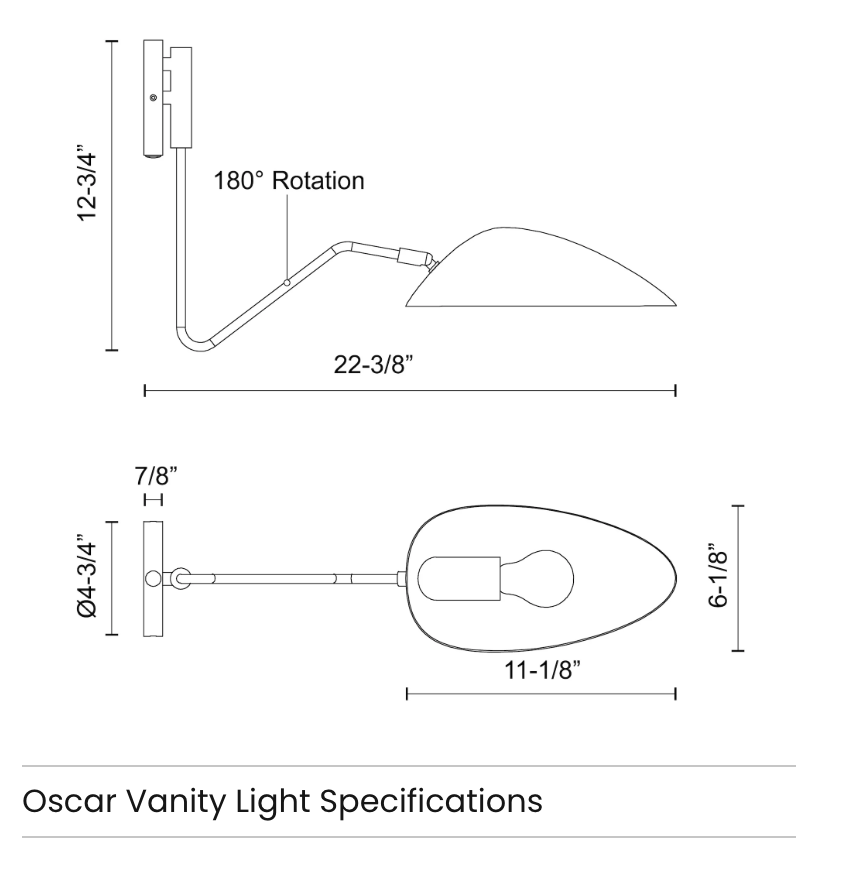Alora |Oscar Sconce