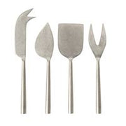 Tides Cheese Knife set/4 Tumbles Silver