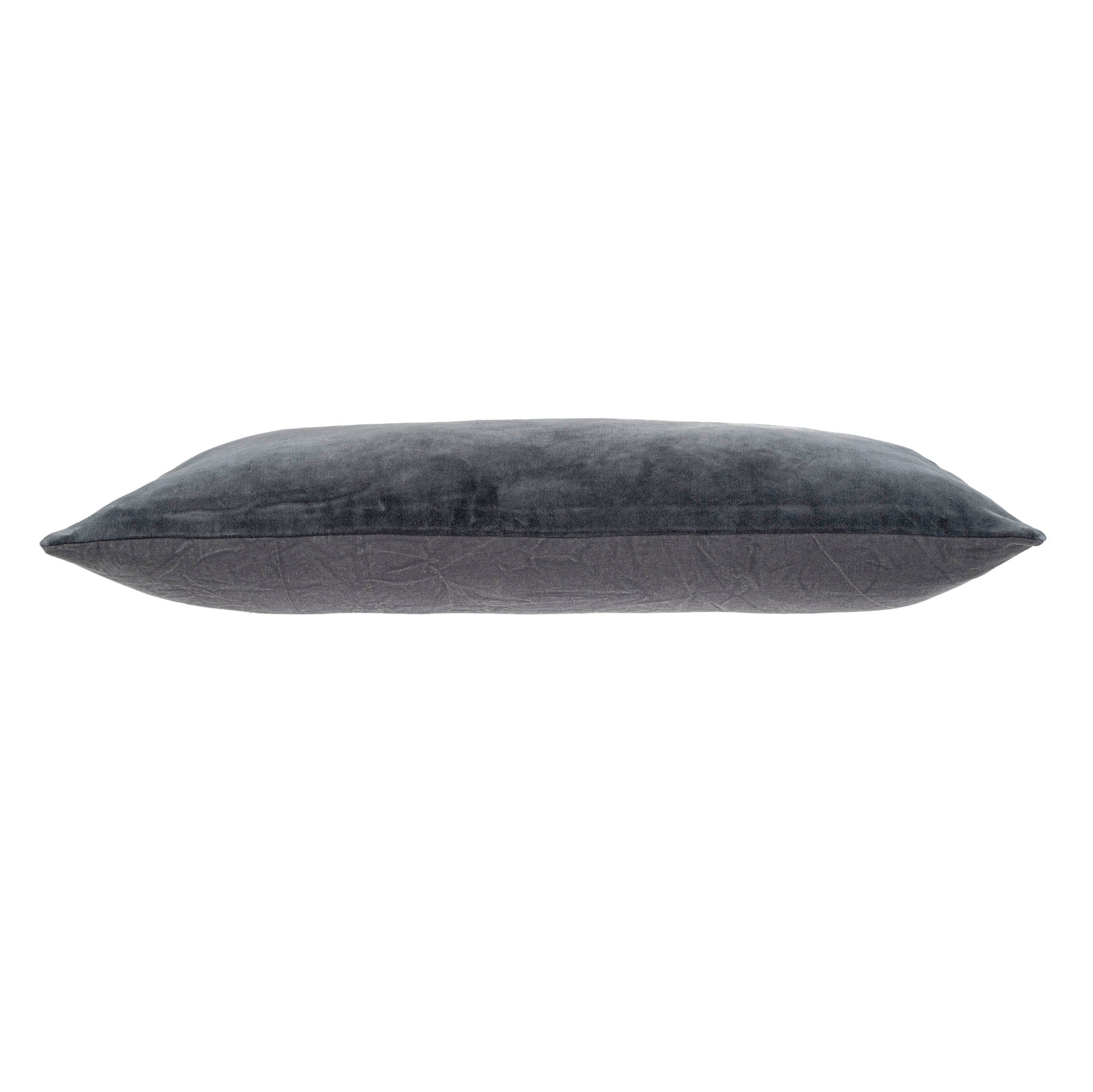 Vera Velvet Pillow -Graphite 14" x 31"