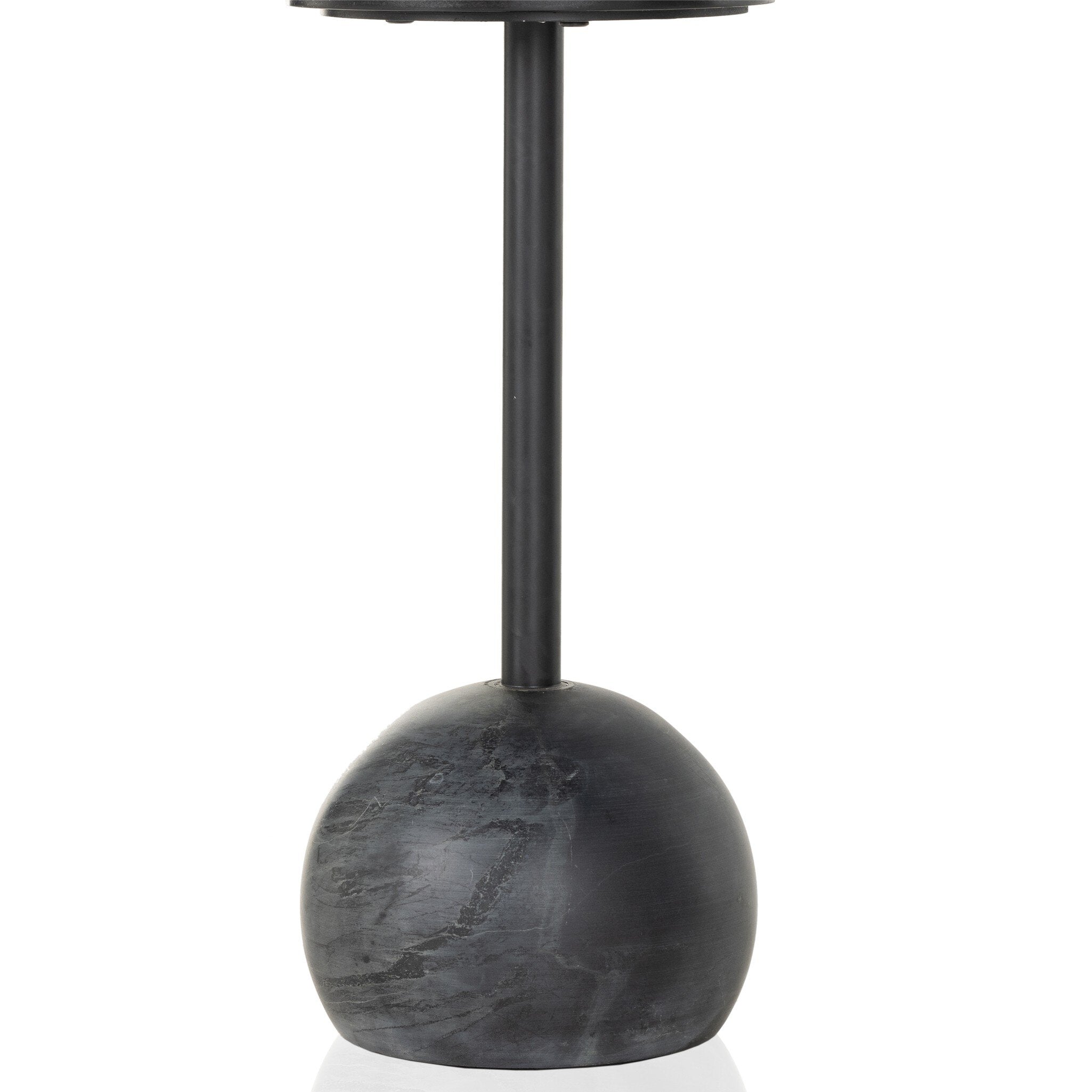 Viola Accent Table -Black Marble
