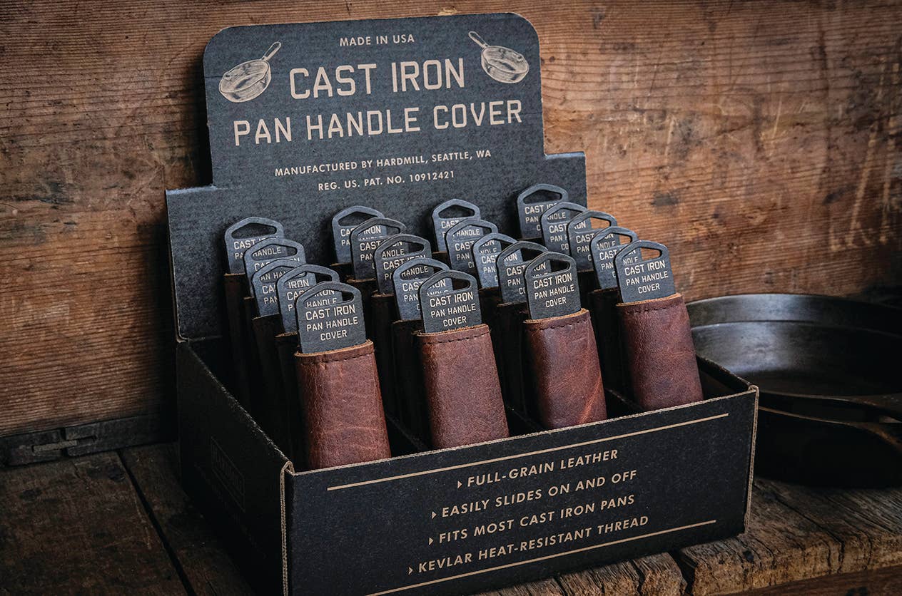 Leather Cast Iron Pan Handle Cover