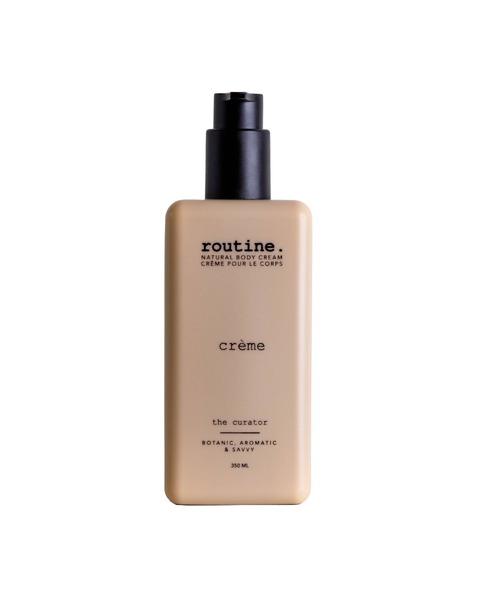 The Curator 350ml Natural Body Cream