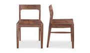 Owing Dining Chair Walnut Brown -Set of 2