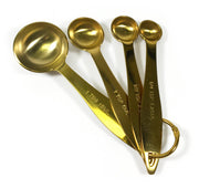 Kitchen Basics Measuring Spoons 4/ST Gold