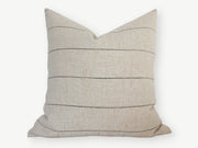 Neutral Striped Throw Pillow | Cartier