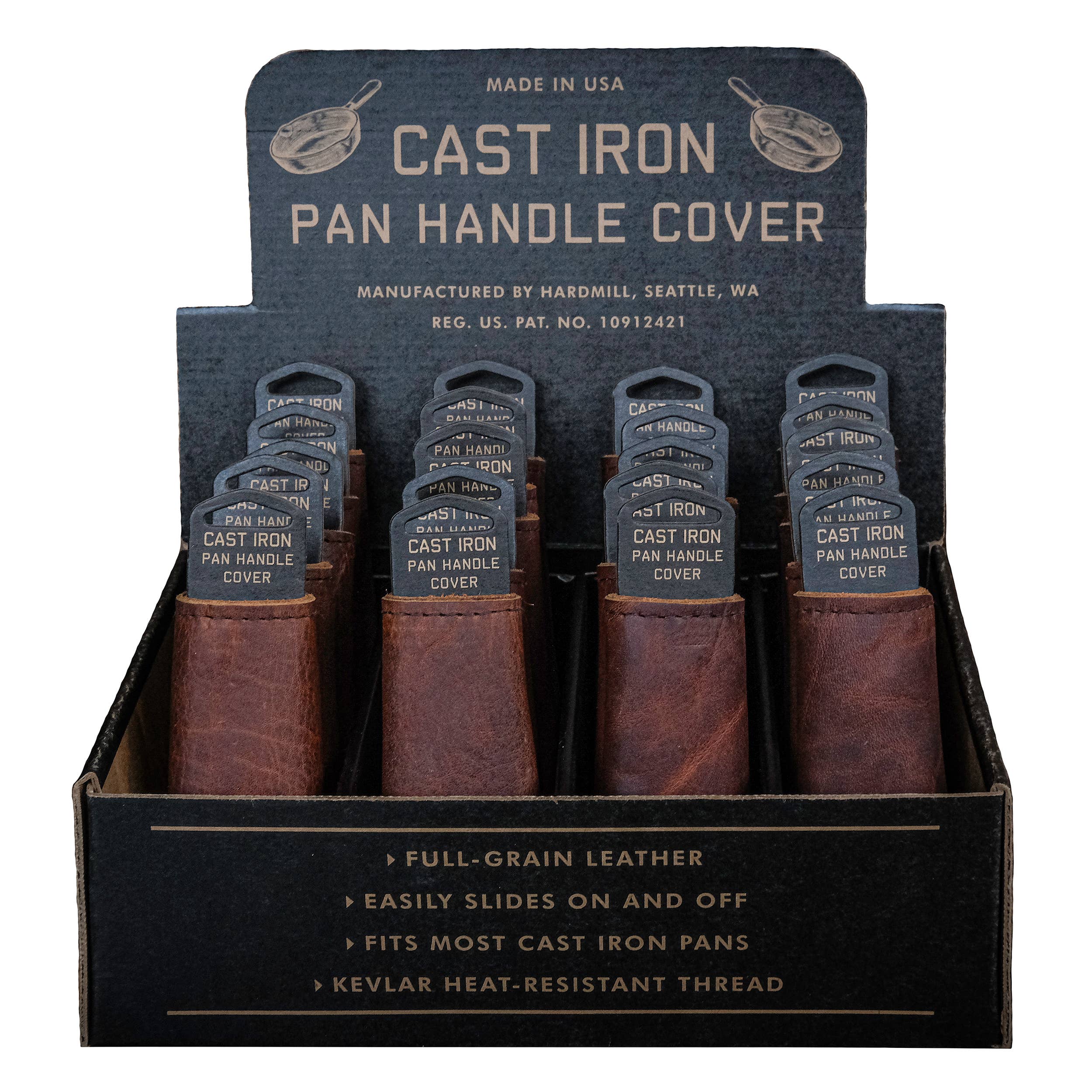 Leather Cast Iron Pan Handle Cover