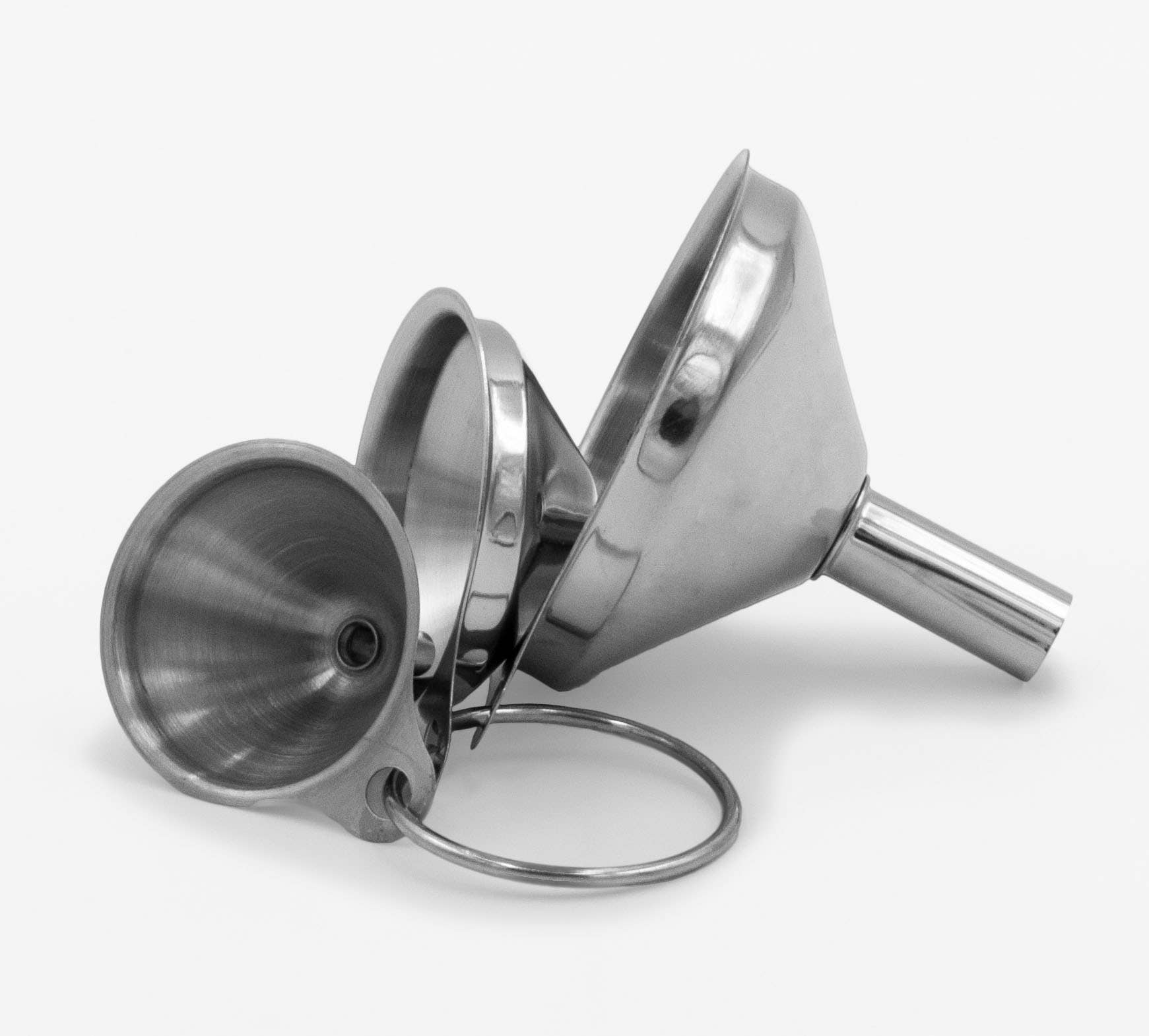 Kitchen Basics Funnel Set 3/ST Stainless Steel