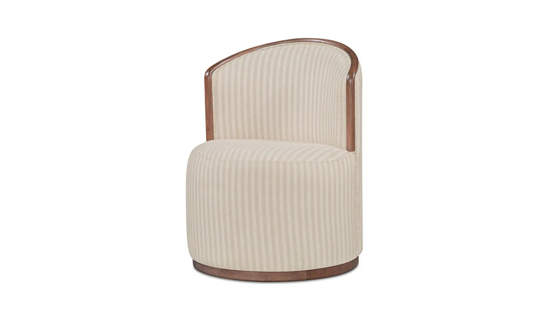 Rossi Swivel Dining Chair |Striped