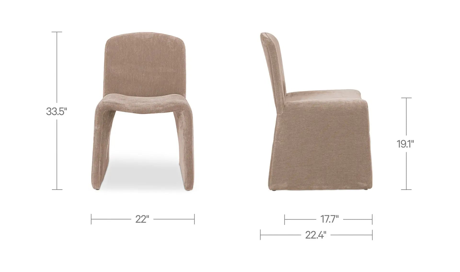Ella |Camel Dining Chair