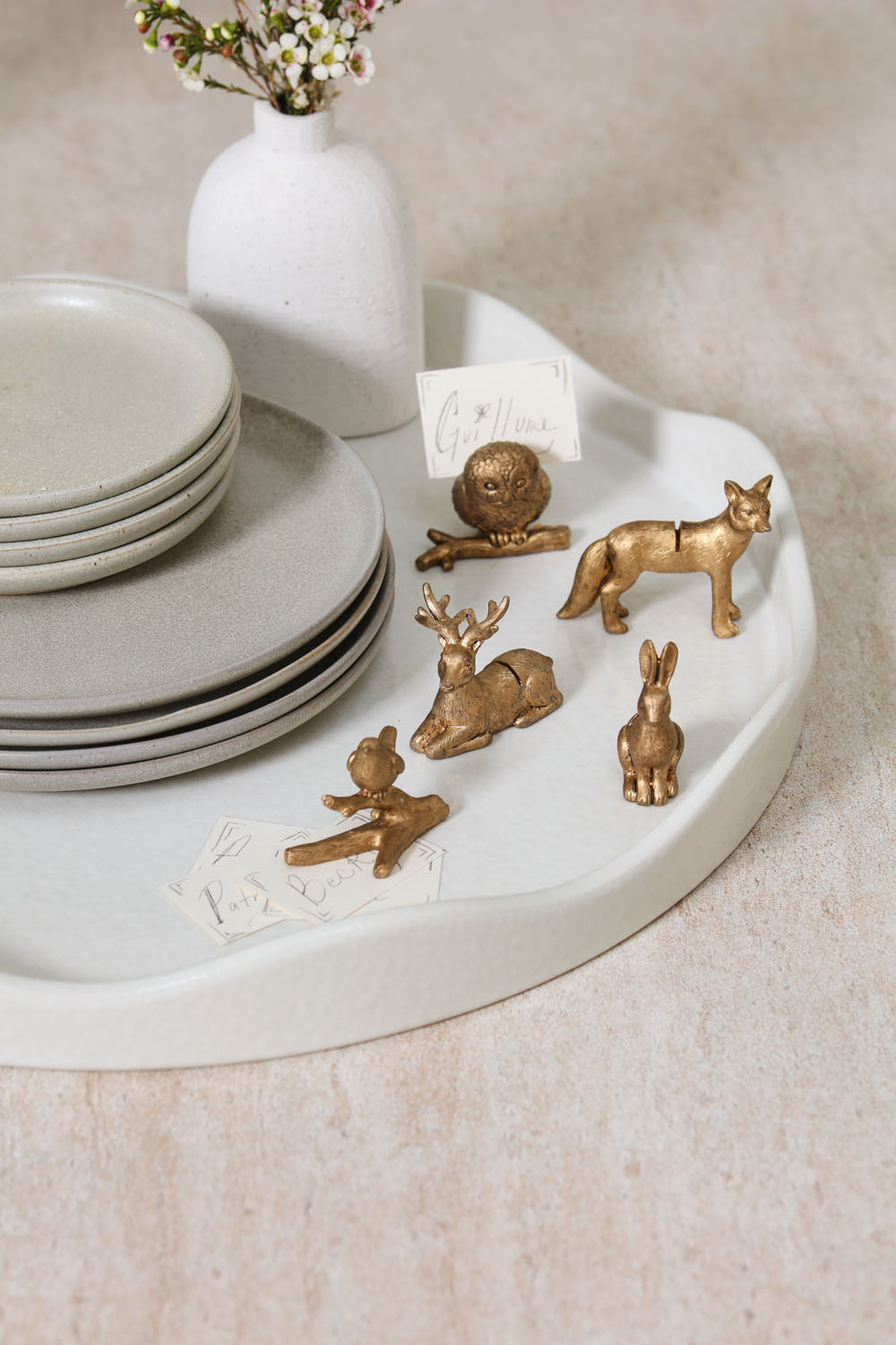 Enchanted Critter Name Card Holder