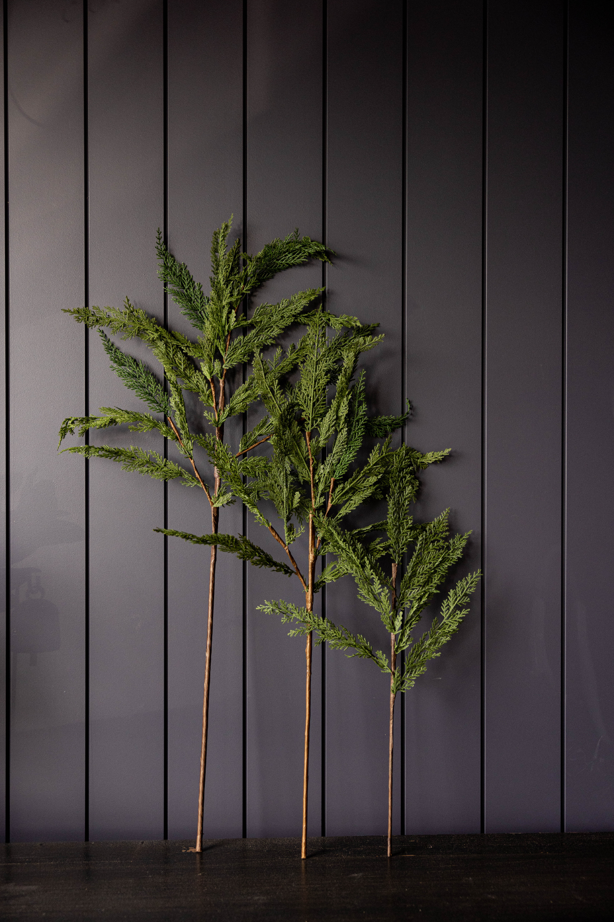 Cypress Pine Real Touch Green Faux Stem Medium