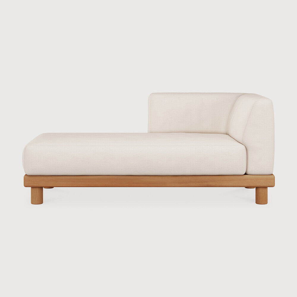 Ethnicraft | Monocle Outdoor Modular Sofa Day Bed with R Arm