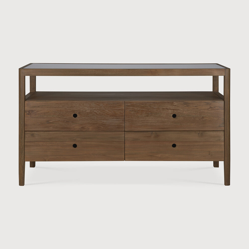 Ethnicraft | Spindle Dresser | 4 Drawers 59 x 22 x 32.5