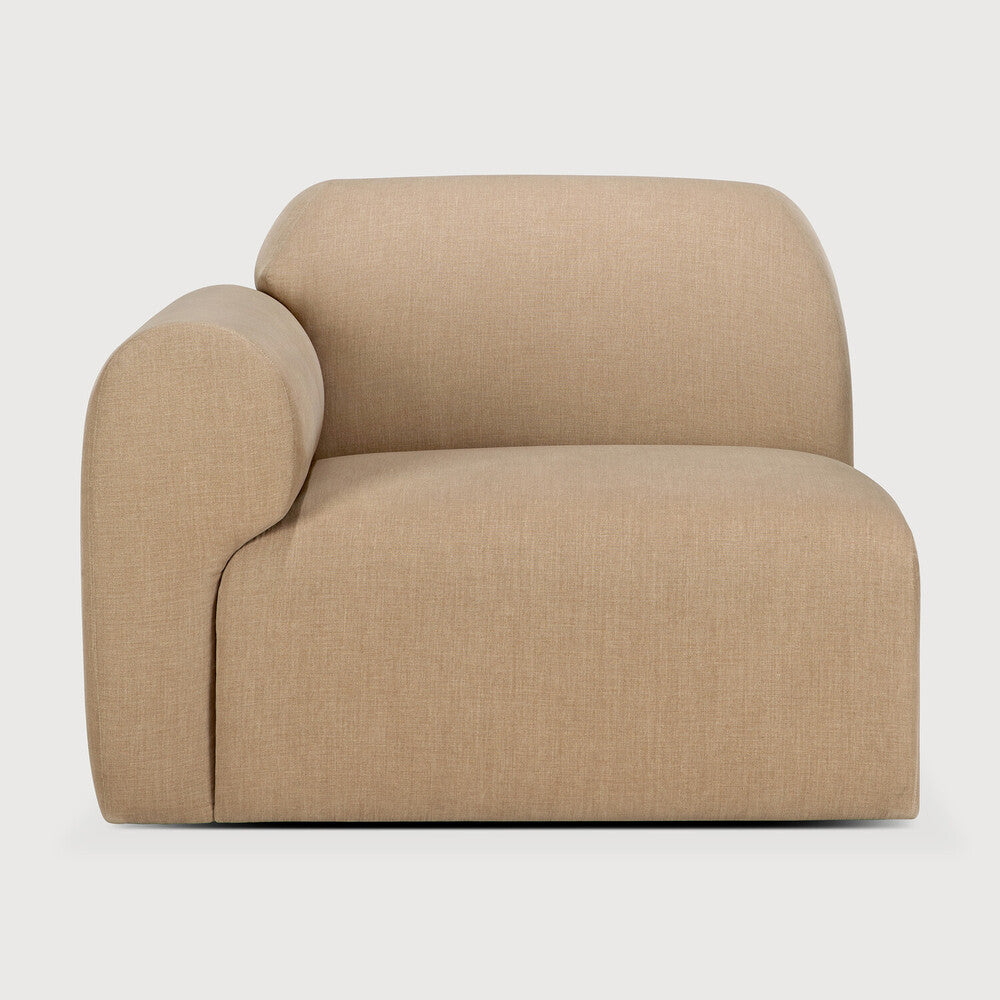 Ethnicraft | Bulky Modular Sofa | End Seater with R Arm 37.5 x 37.5 x 29.5