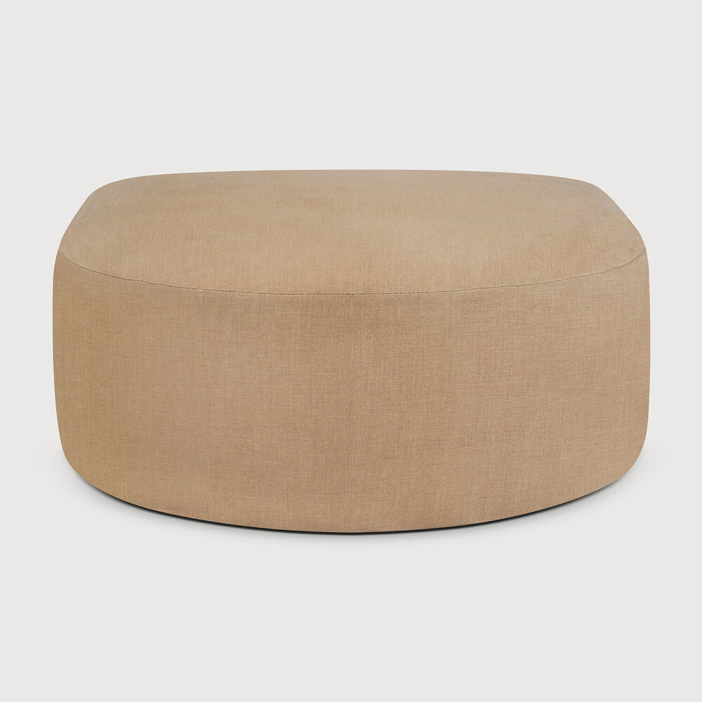 Ethnicraft | Bulky Semi-circle Footstool 37.5 x 37.5 x 15.5