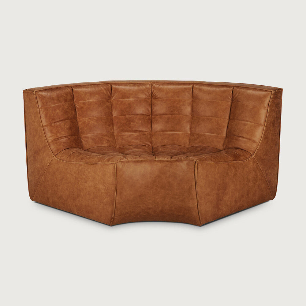 Ethnicraft | N701 Modular Sofa | 90° Round Corner 47 x 47 x 30
