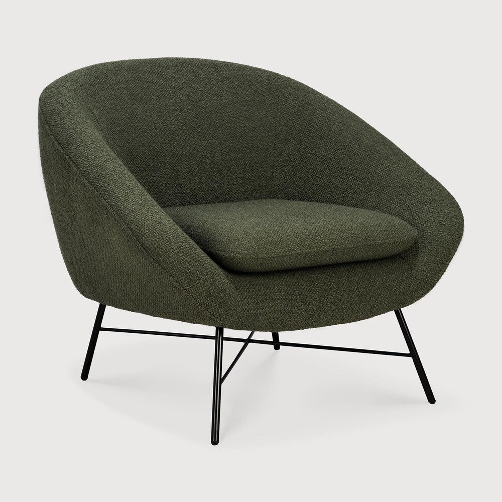 Ethnicraft | Barrow Lounge Chair 32 x 31 x 28