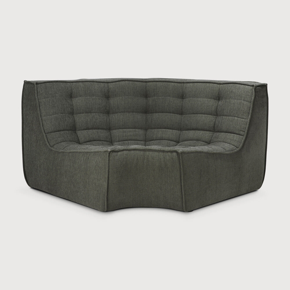 Ethnicraft | N701 Modular Sofa  | 90° round corner 47 x 47 x 30