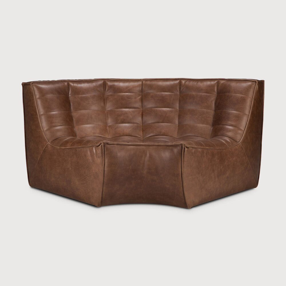 Ethnicraft | N701 Modular Sofa  | 90° round corner 47 x 47 x 30