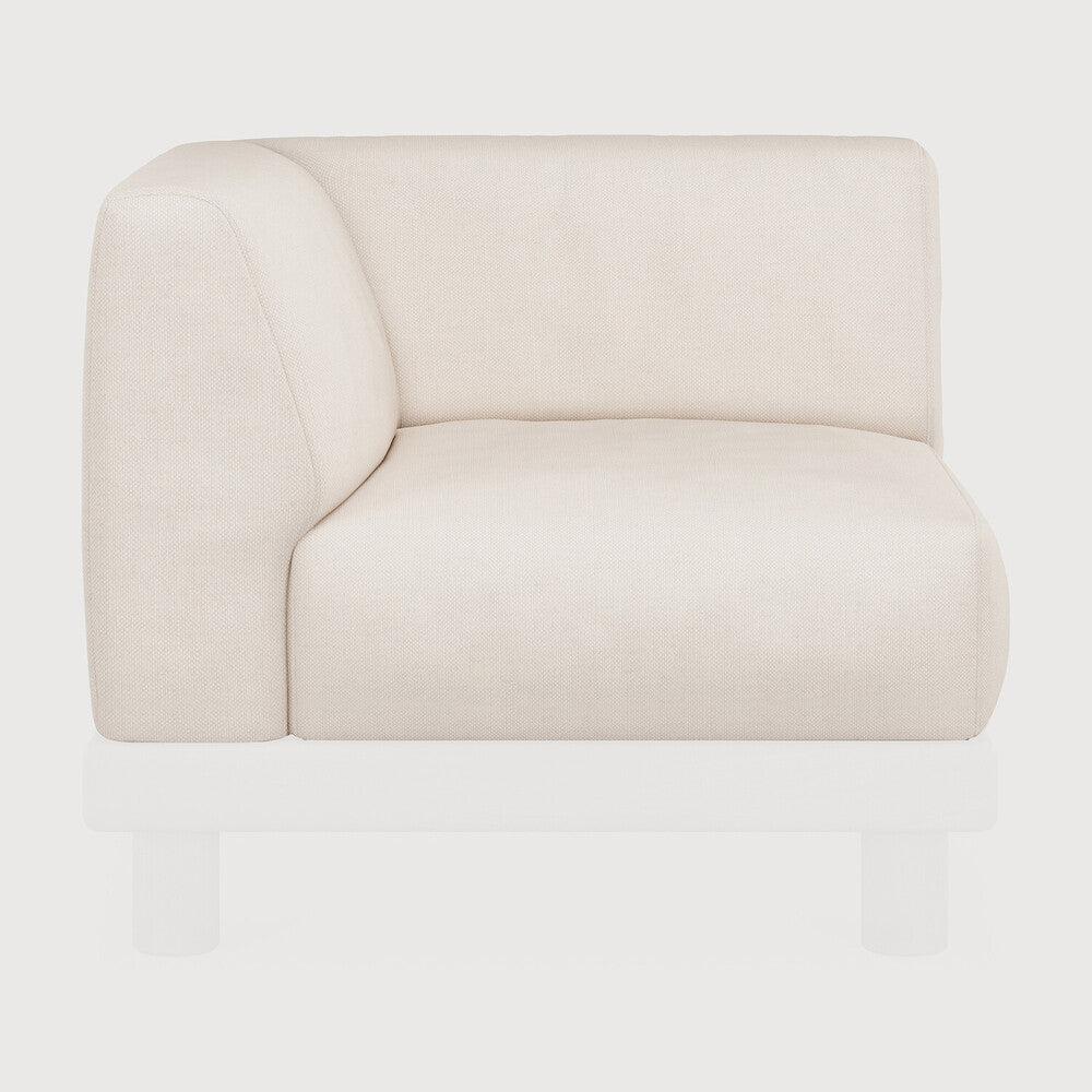 Ethnicraft | Monocle Outdoor Modular Sofa Cushion Set End Seater with R Arm