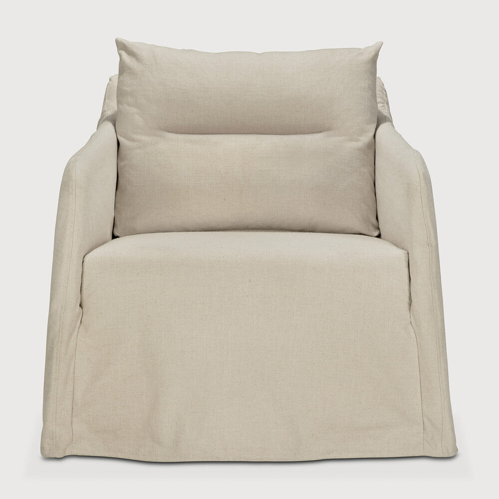 Ethnicraft | Weave Lounge Chair | Removable Cover 31.5 x 34.5 x 29.5