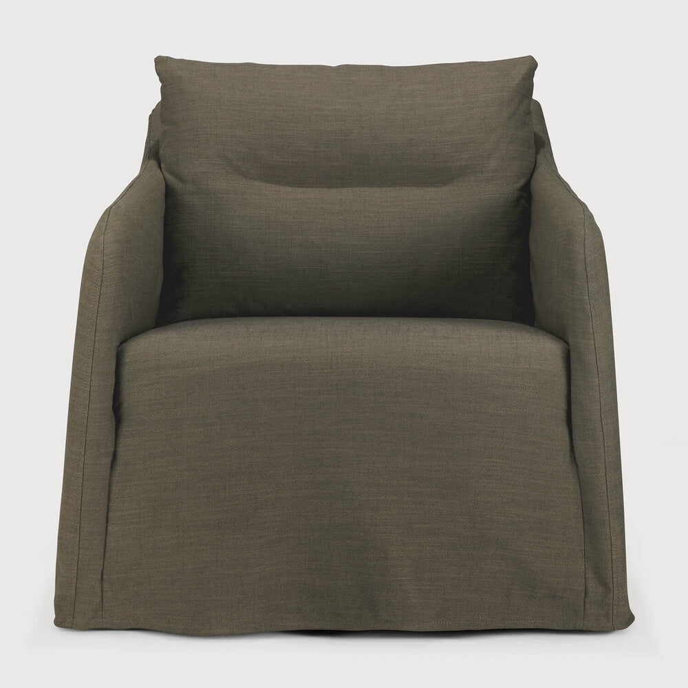 Ethnicraft | Weave Lounge Chair | Removable Cover 31.5 x 34.5 x 29.5