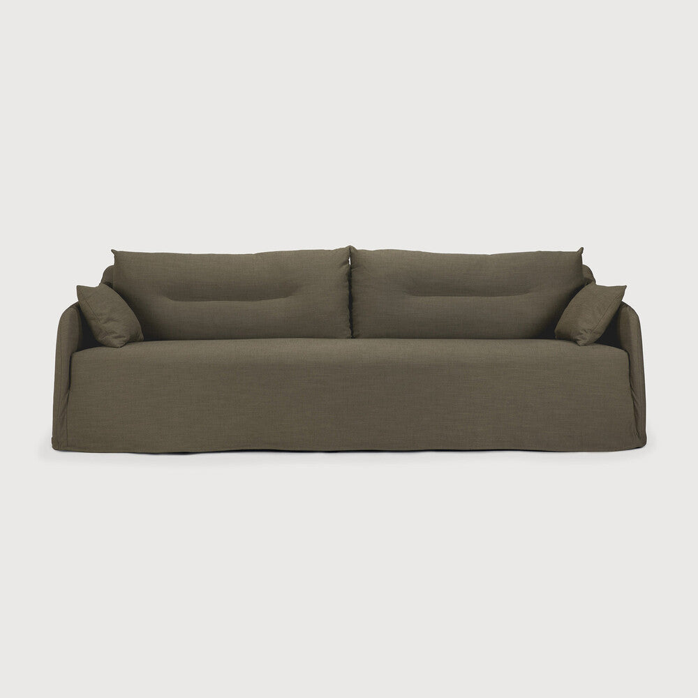 Ethnicraft | Weave Sofa | 3 Seater | Removable Cover 96 x 37.5 x 29.5