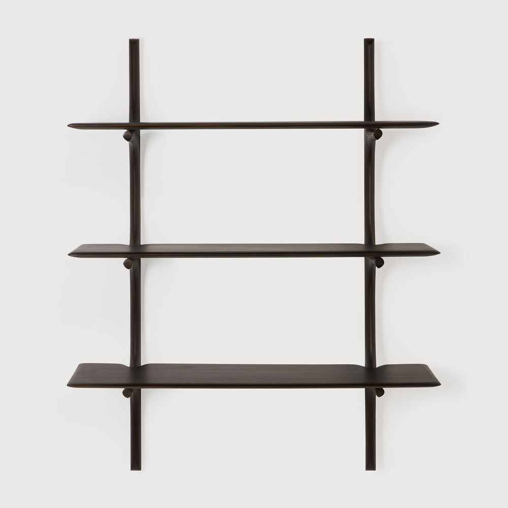 Ethnicraft | PI Wall Shelf | 3 Shelves 39.5 x 14 x 49.5