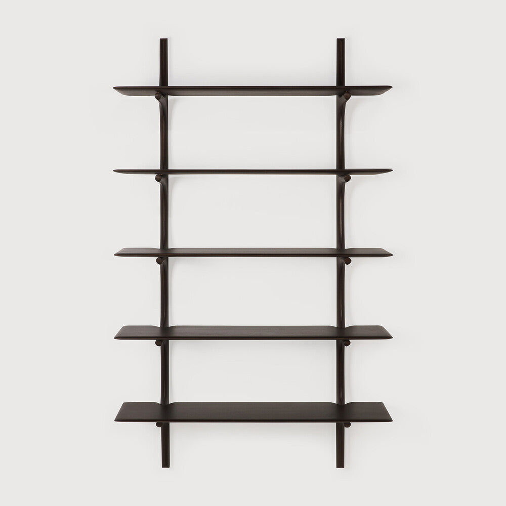 Ethnicraft | PI Wall Shelf | 5 Shelves 39.5 x 14 x 77