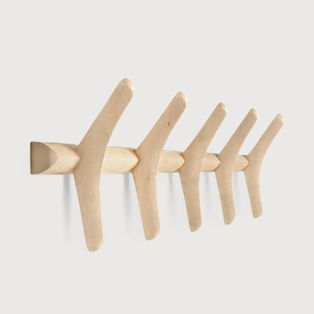 Ethnicraft | PI Wall Coat Rack 27.5 x 4 x 8.5