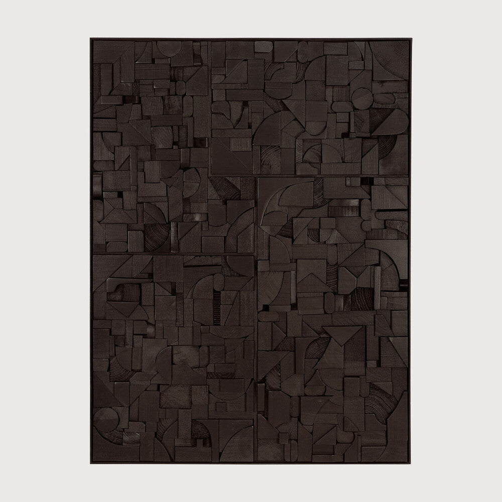 Ethnicraft | Bricks Wall Art 47 x 1.5 x 35.5