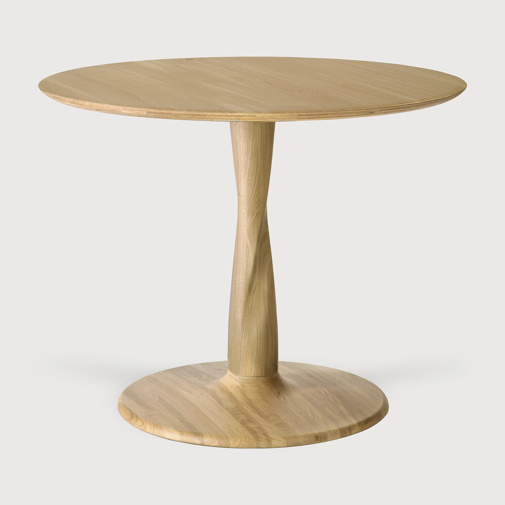 Ethnicraft | Torsion Dining Table | Low Height 35.5 x 35.5 x 27