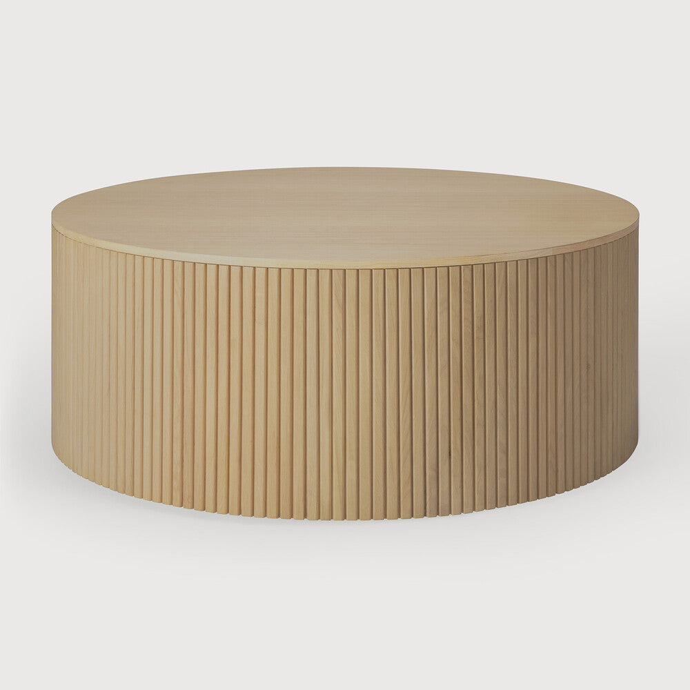 Ethnicraft | Roller Max Coffee Table | Removable Cover 31.5 x 31.5 x 12.5