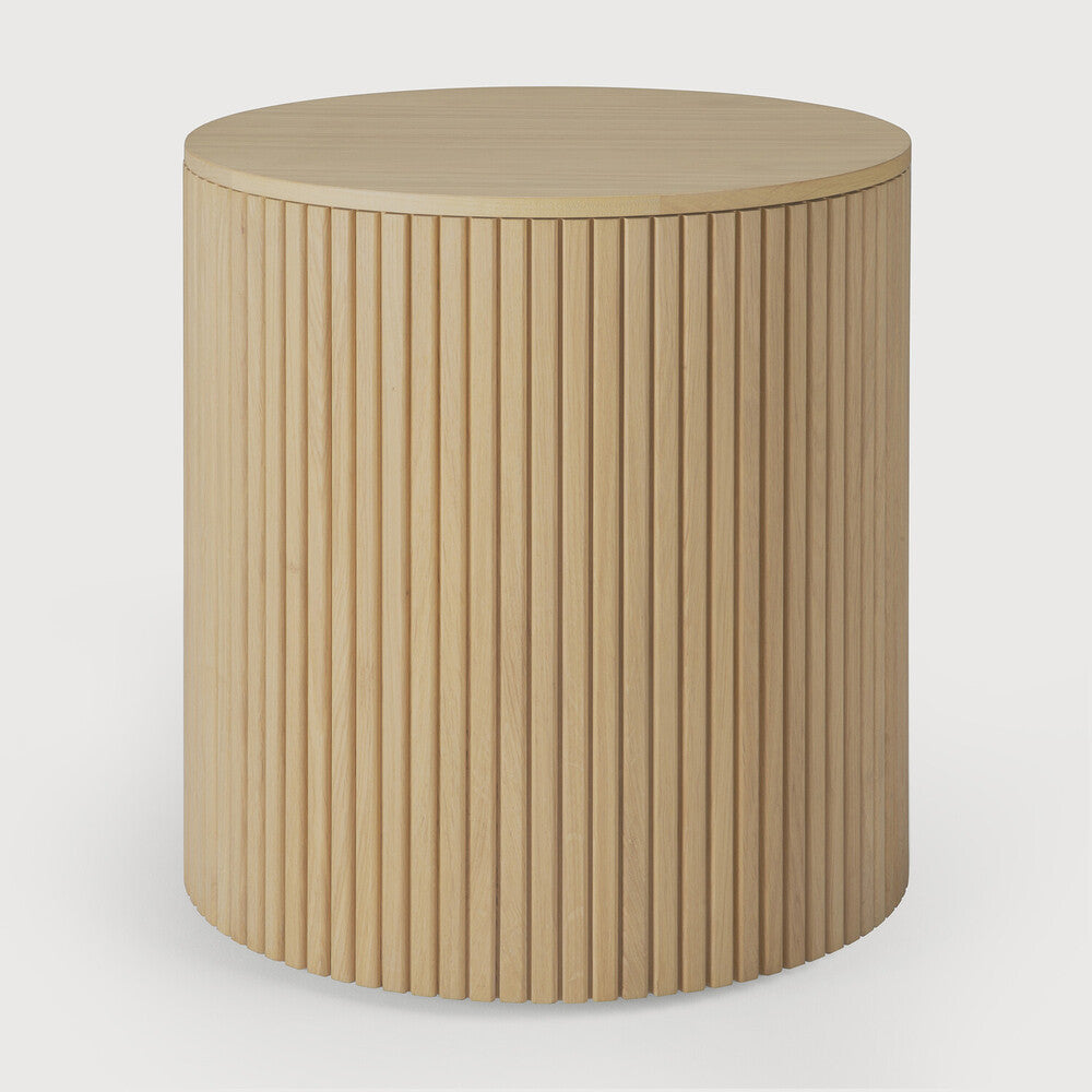 Ethnicraft | Roller Max Side Table | Removable Cover 15.5 x 15.5 x 16.5