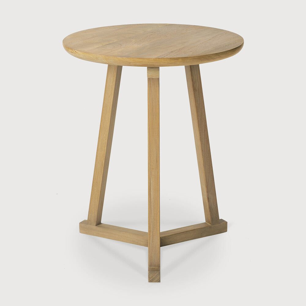 Ethnicraft | Tripod Side Table 18 x 18 x 22