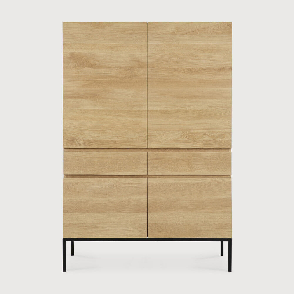 Ethnicraft | Ligna Cupboard | 4 Doors | 2 Drawers 43.5 x 19.5 x 64