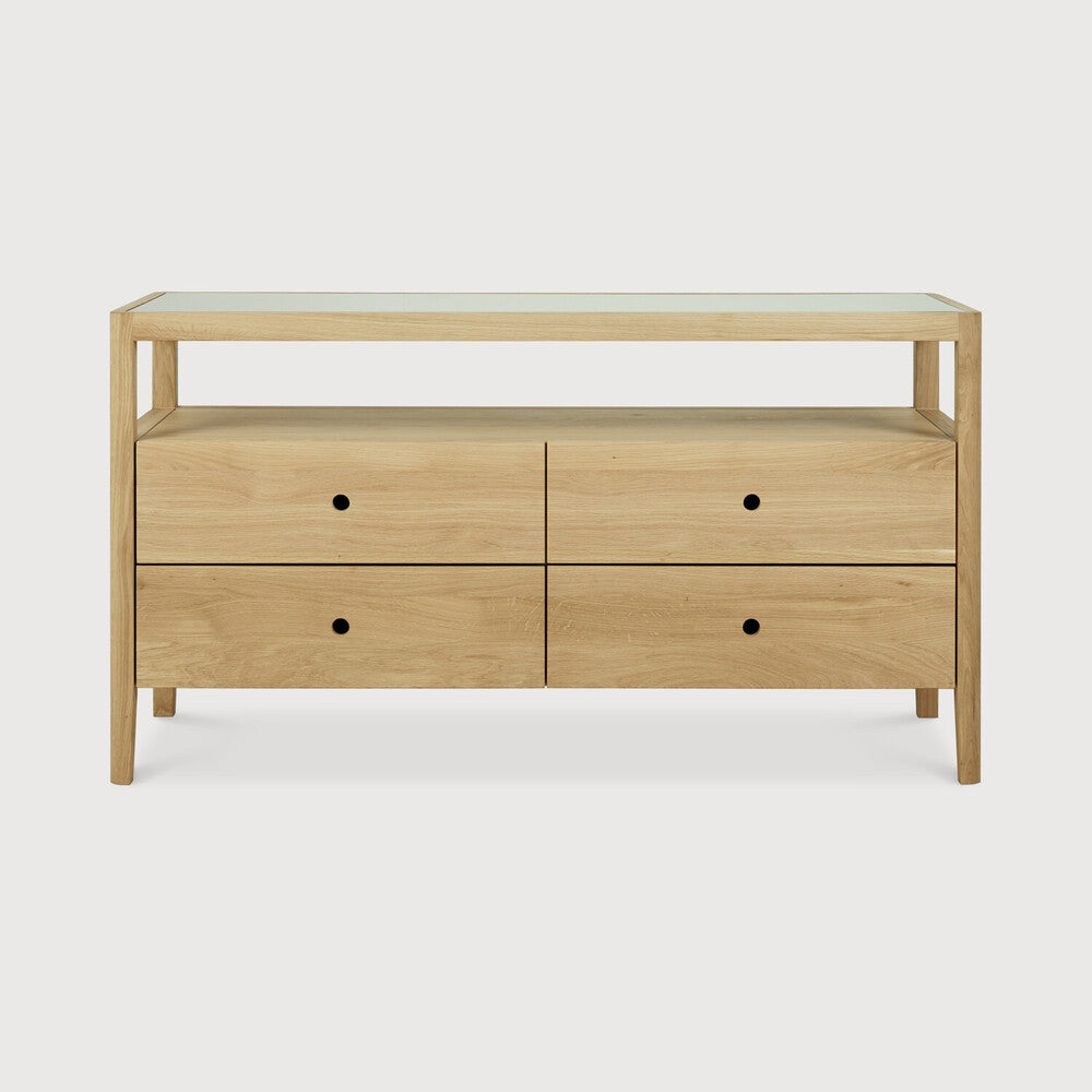 Ethnicraft | Spindle Dresser | 4 Drawers 59 x 22 x 32.5