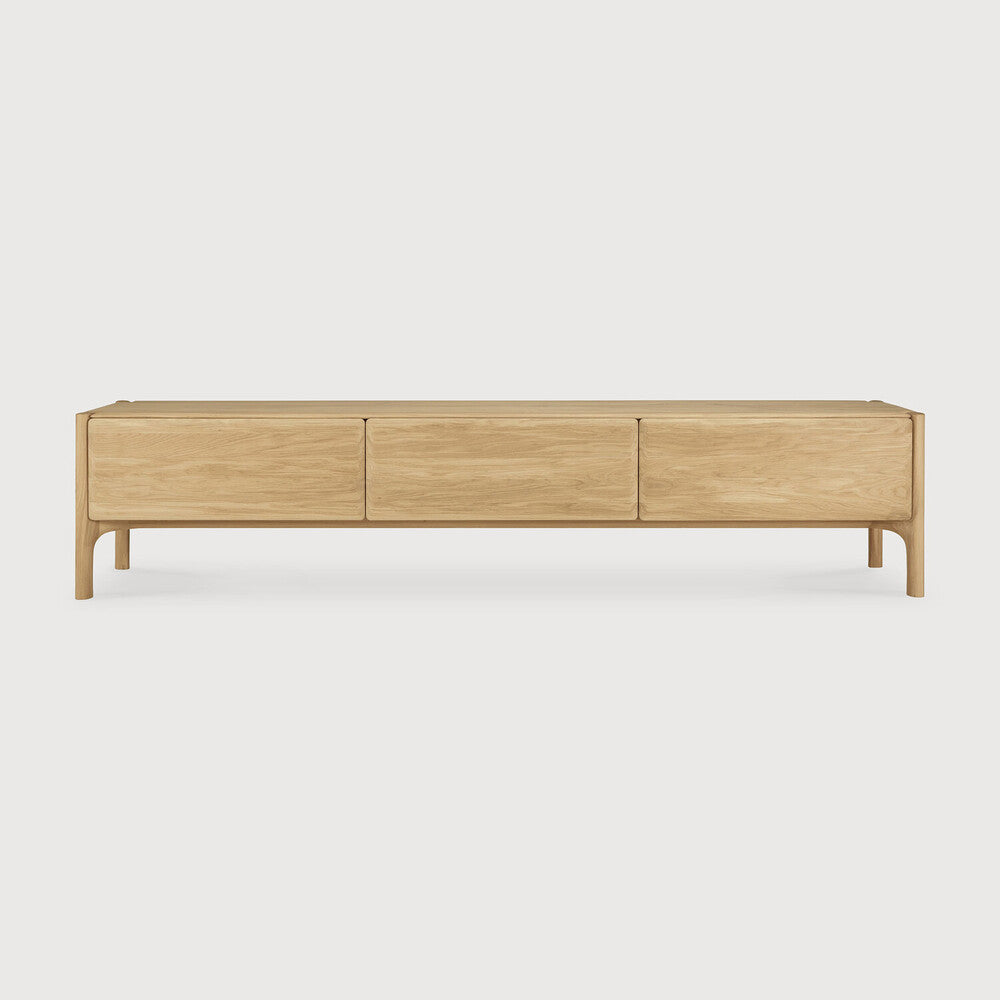Ethnicraft | PI TV Cupboard | 1 Flip-down Door | 2 Drawers 95.5 x 17.5 x 21