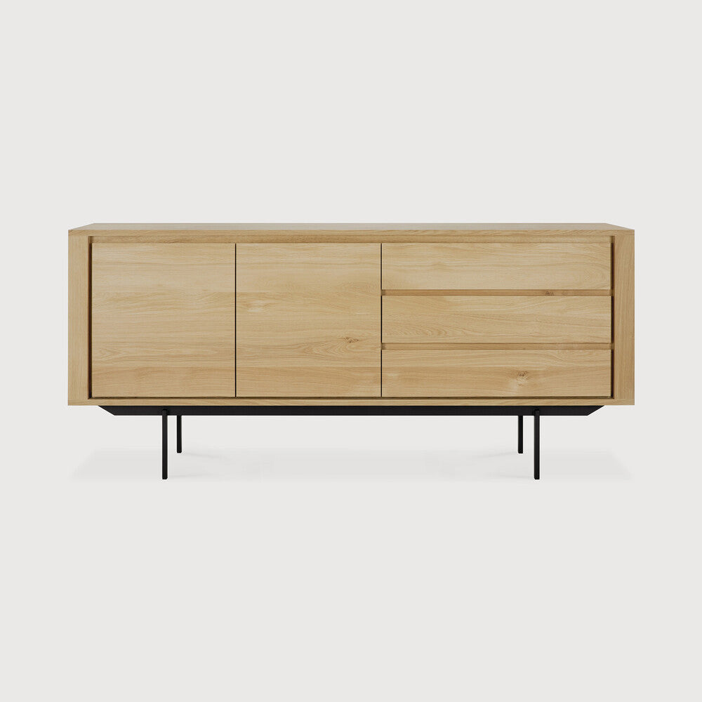 Ethnicraft | Shadow Sideboard | 2 Door | 3 Drawers 71 x 17.5 x 31.5
