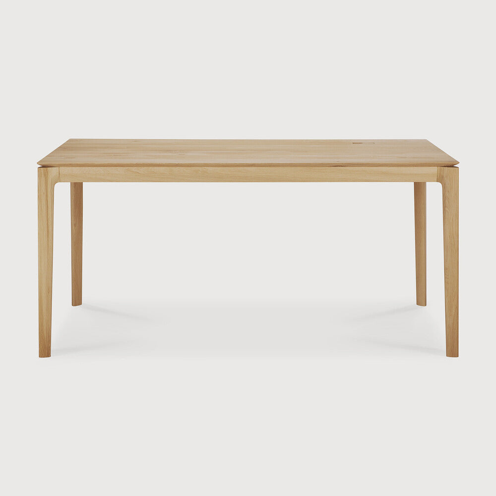 Ethnicraft | Bok Desk with Cable Management 63 x 31.5 x 30