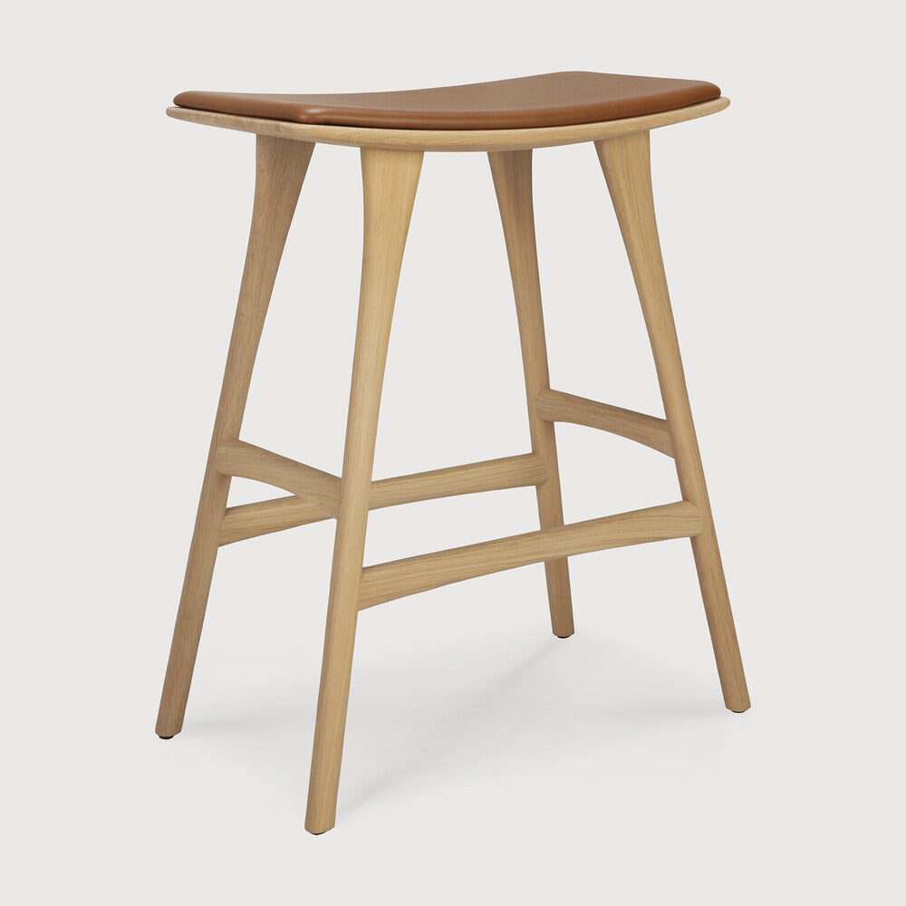 Ethnicraft | Osso Stool 22.5 x 13 x 27