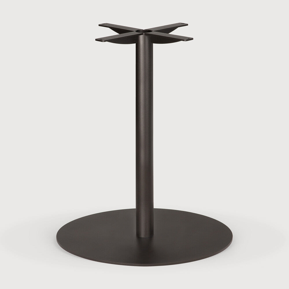 Ethnicraft | Blend Dining Table Base | Dark Bronze 23.5 x 23.5 x 29