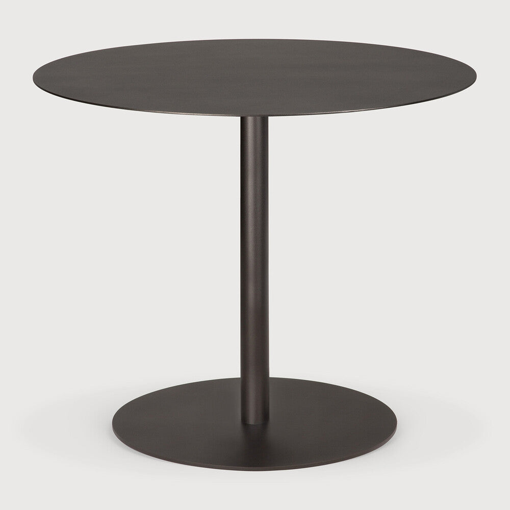 Ethnicraft | Blend Dining Table | Dark Bronze  35.5 x 35.5 x 30