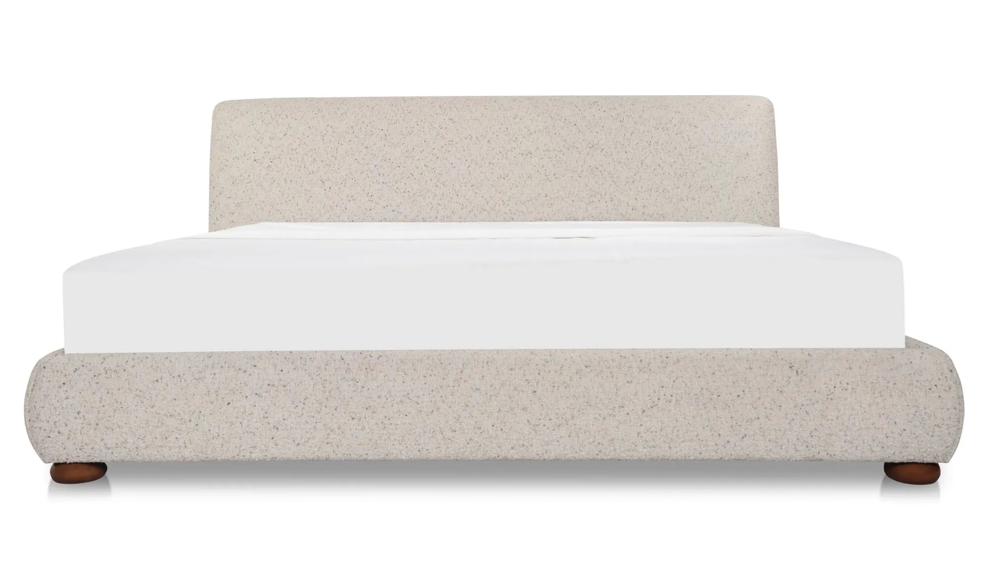 Beau Speckled Light Grey Storage Bed