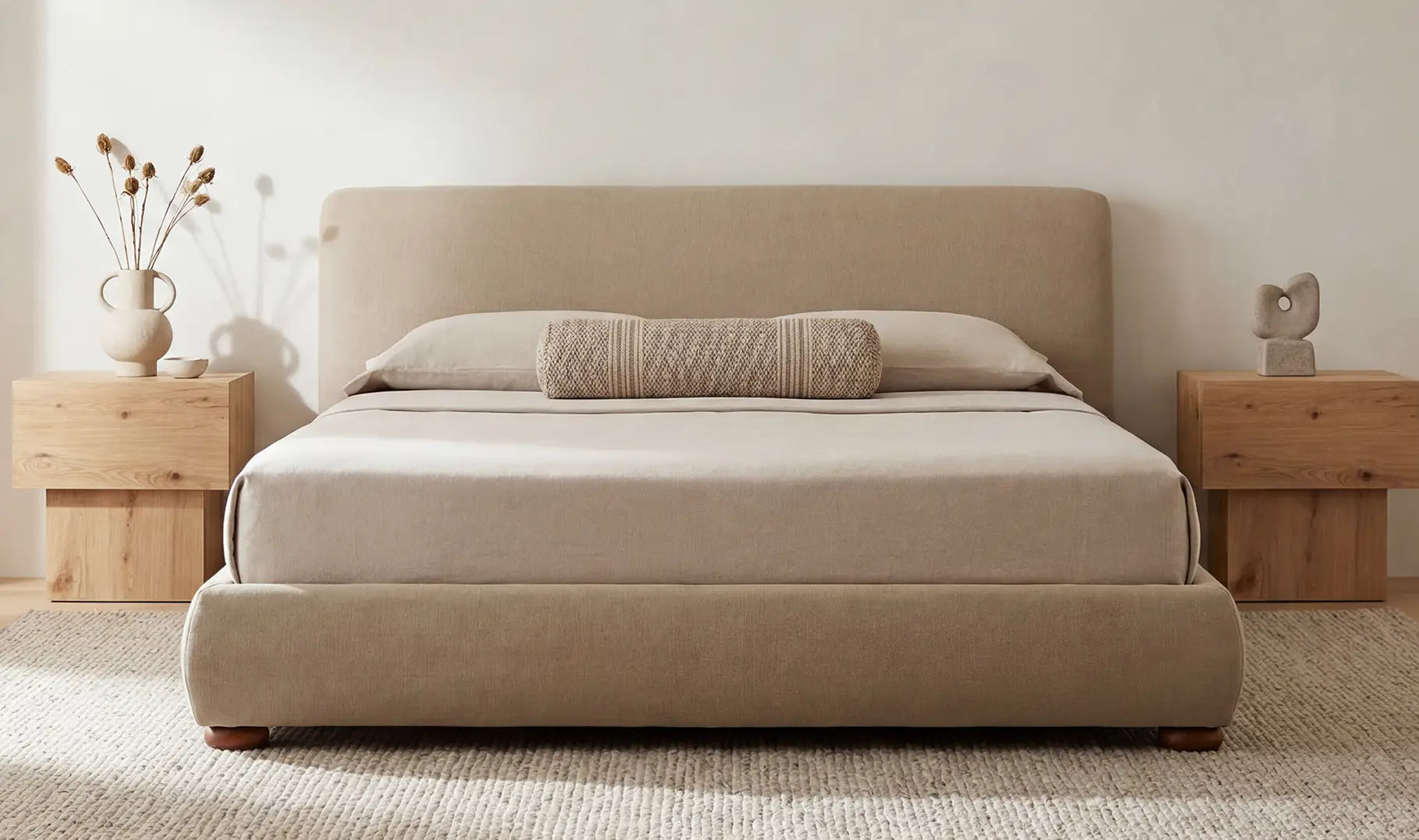 Beau Storage Bed |Warm Beige